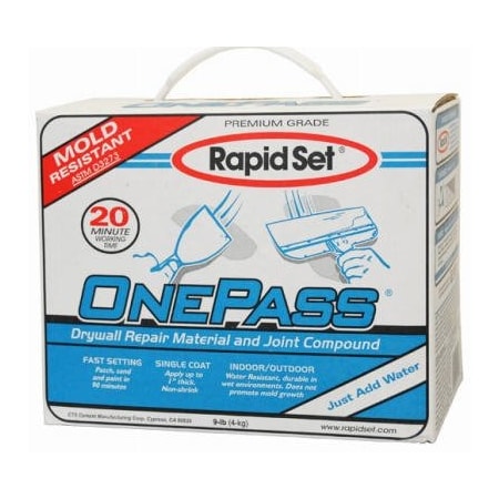 Cts Cement Mfg Rapid Set 70020009 9Lb Box One Pass Wall Repair & Joint Compound 701020009